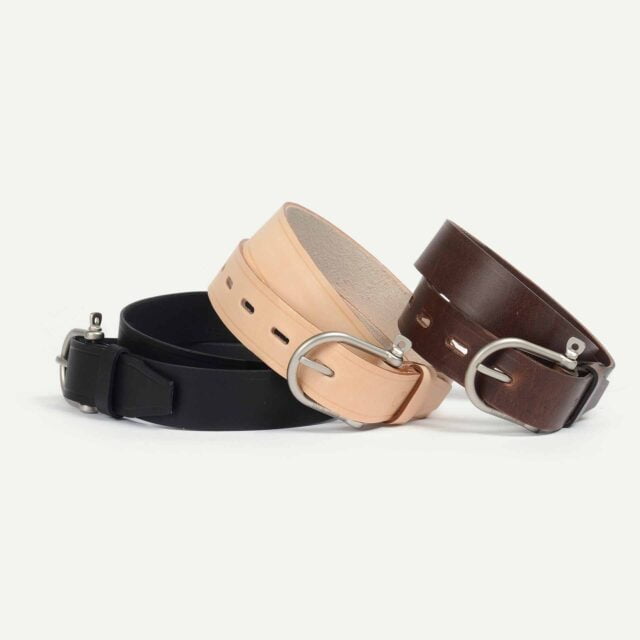 Bleu De Chauffe - Ceinture Manille - Naturel / Silver