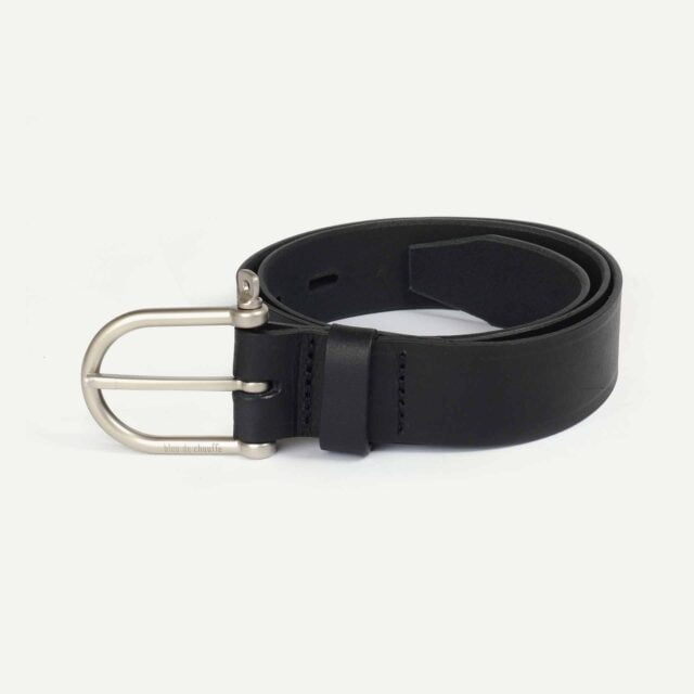 Bleu De Chauffe - Ceinture Manille - Noir / Silver