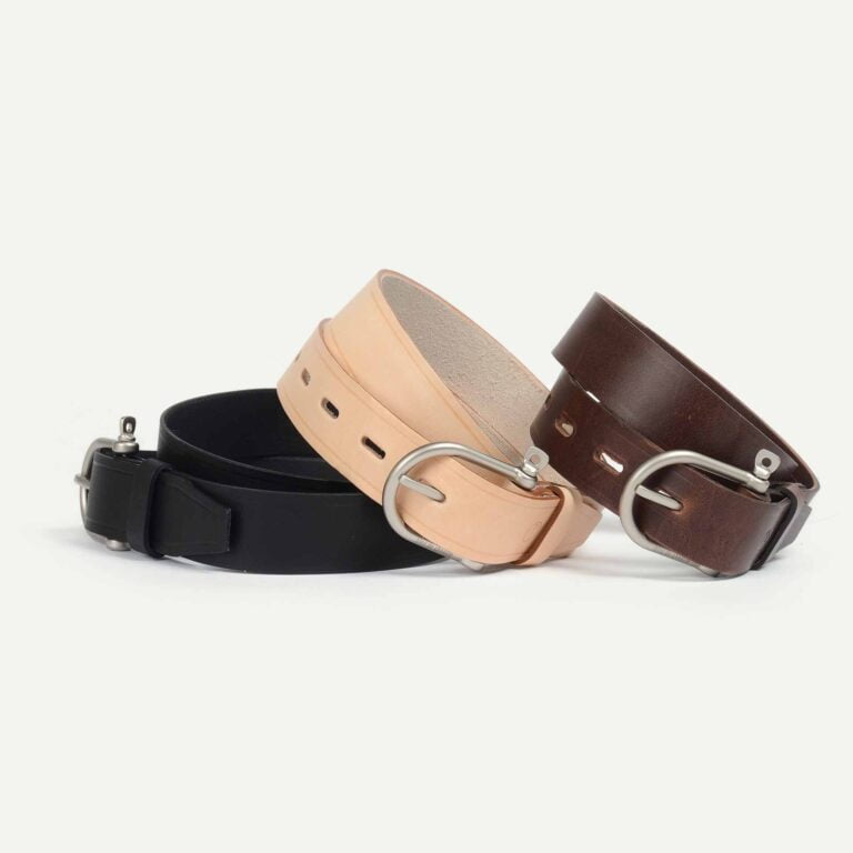 Bleu De Chauffe - Ceinture Manille - Noir / Silver