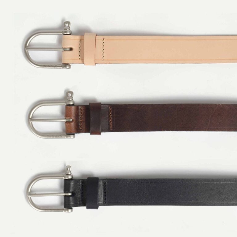 Bleu De Chauffe - Ceinture Manille - Noir / Silver