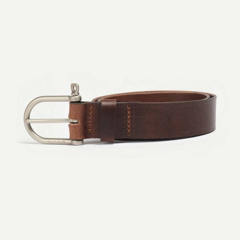 Bleu De Chauffe - Ceinture Manille - Pain brûlé / Silver