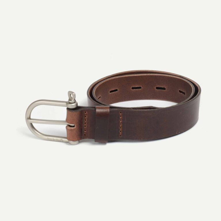 Bleu De Chauffe - Ceinture Manille - Pain brûlé / Silver