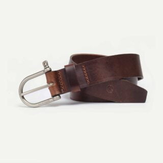 Bleu de Chauffe - Ceinture Manille – Pain brûlé / Silver