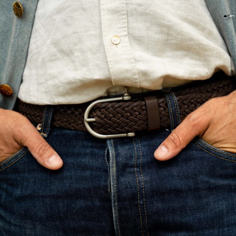 Bleu De Chauffe - Ceinture Manille Tressée - Palissandre