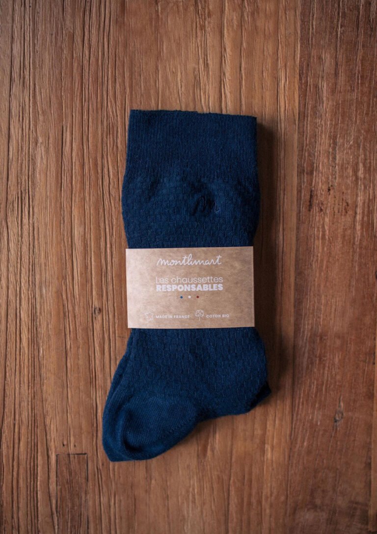 Montlimart - CHAUSSETTES ALVEOLE MARINE