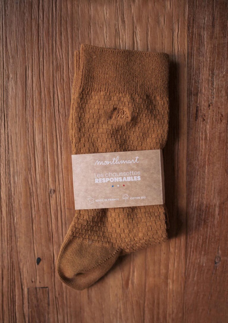 Montlimart - CHAUSSETTES ALVEOLE OCRE