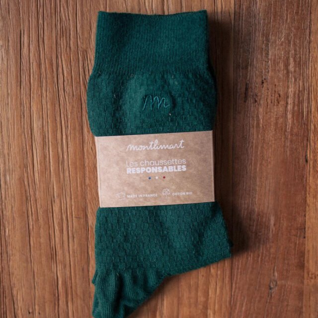 Montlimart - CHAUSSETTES ALVEOLE VERT