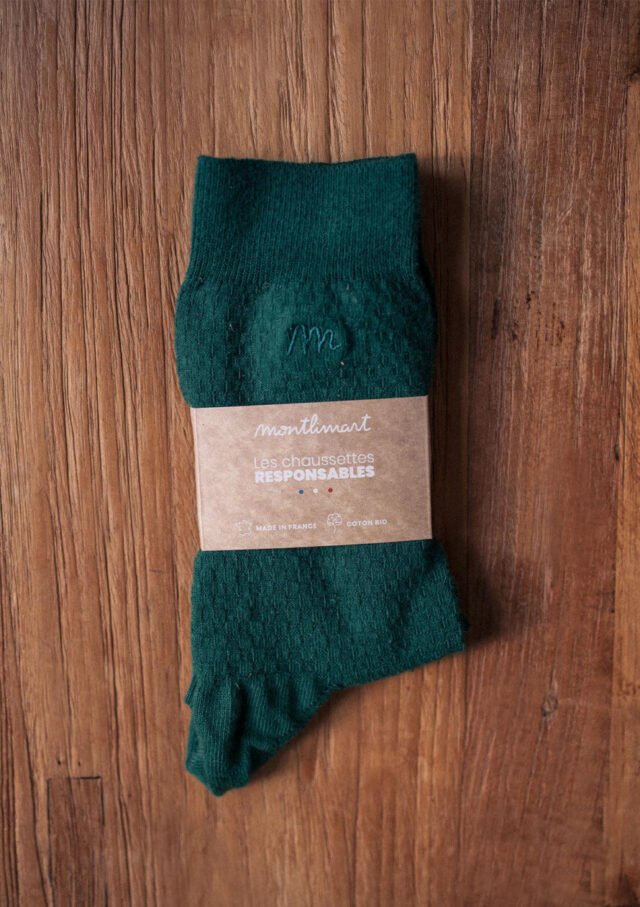 Montlimart - CHAUSSETTES ALVEOLE VERT