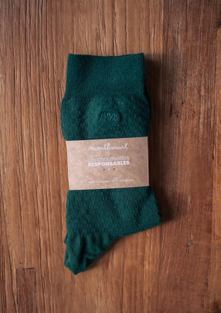 Montlimart - CHAUSSETTES ALVEOLE VERT