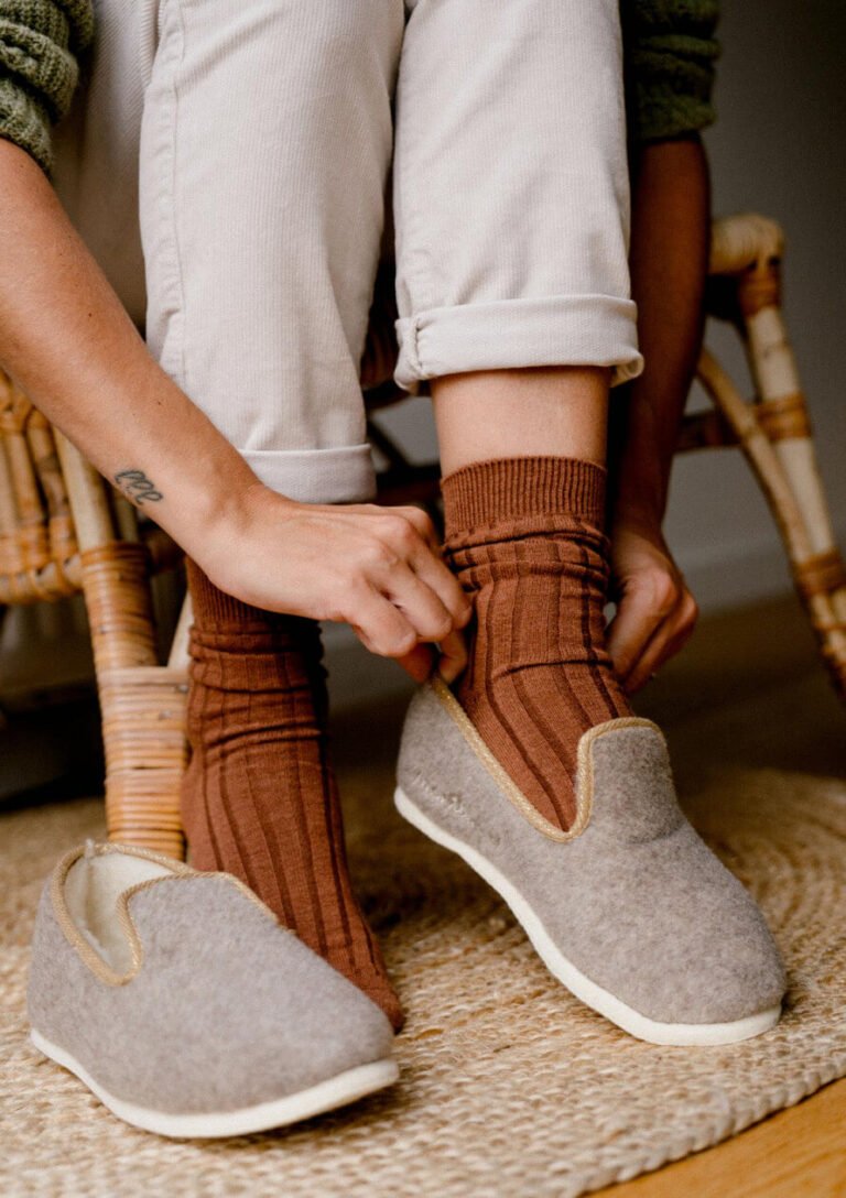 Montlimart - CHAUSSONS MARTINE BEIGE/DORE