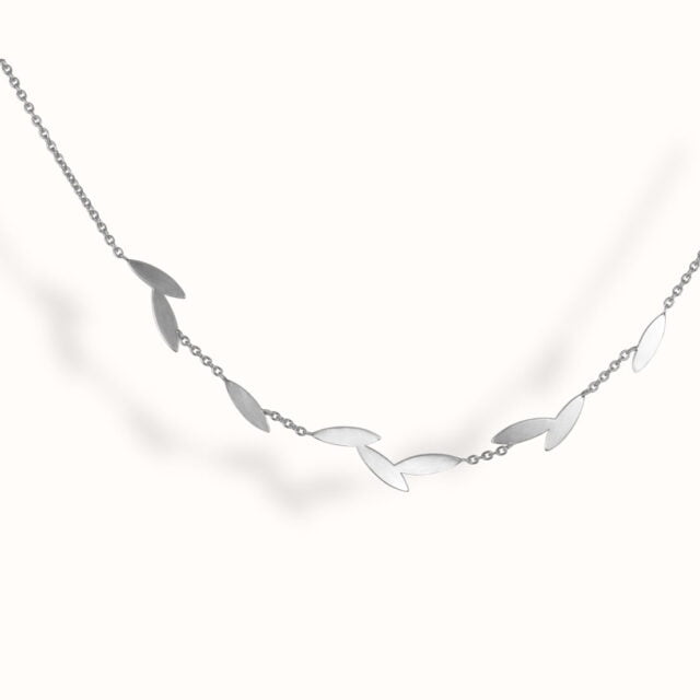 collier fin en argent éthique
