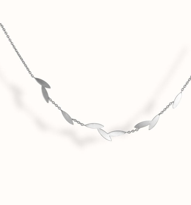 collier fin en argent éthique