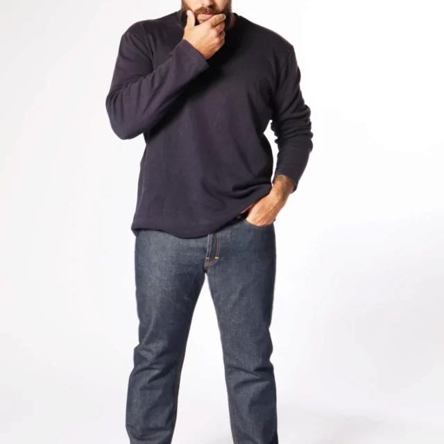 Monsieur Falzar - Le jeans Eco-selvedge-indigo 440 - poids moyen