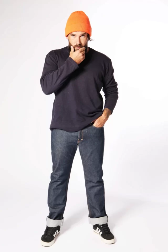 Monsieur Falzar - Le jeans Eco-selvedge-indigo 440 - poids moyen