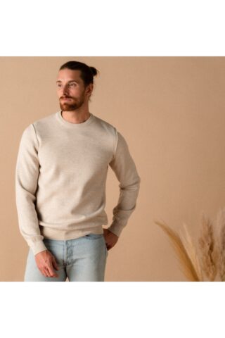 Le t-shirt Propre - Le pull 100% laine française  Écru Chiné
