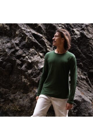 Le t-shirt Propre - Le t-shirt en lin français – Vert olive