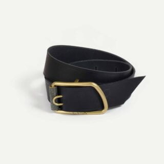 Ceinture Maillon – Noir par la marque Bleu de Chauffe Bleu de Chauffe - Ceinture Maillon – Noir