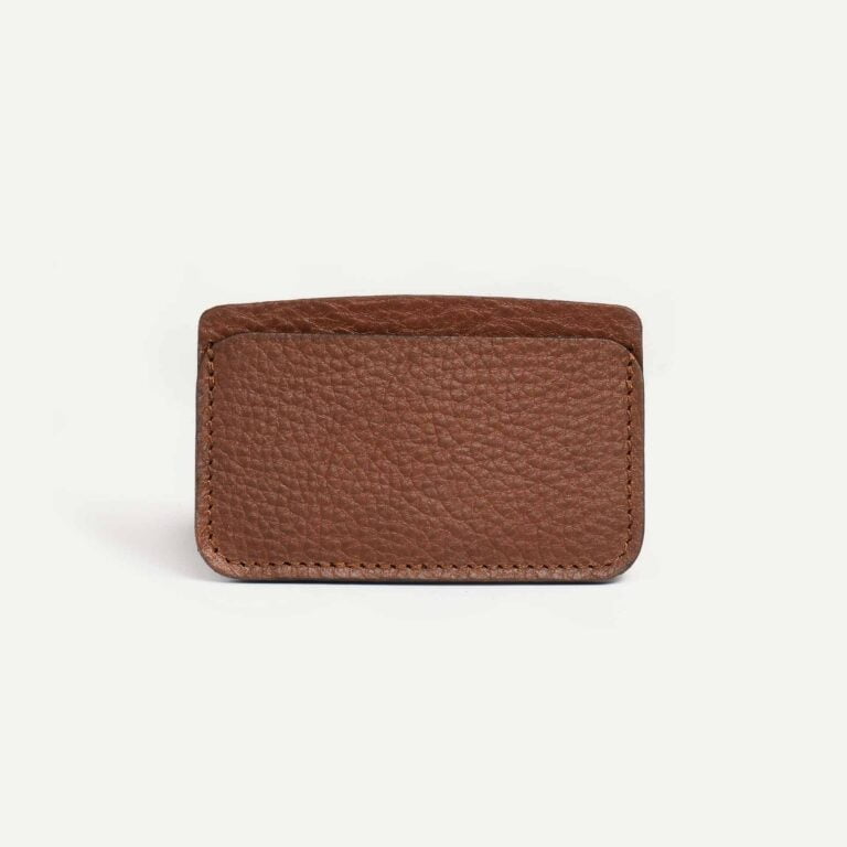 Bleu De Chauffe - Porte cartes Visamex - Brun ambré