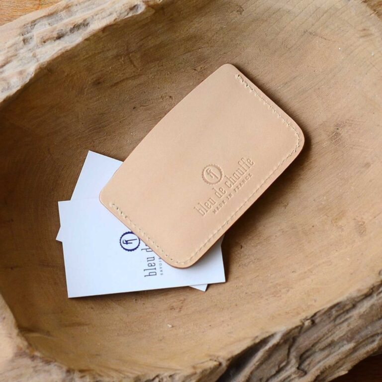 Bleu De Chauffe - Porte cartes Visamex - Brun ambré
