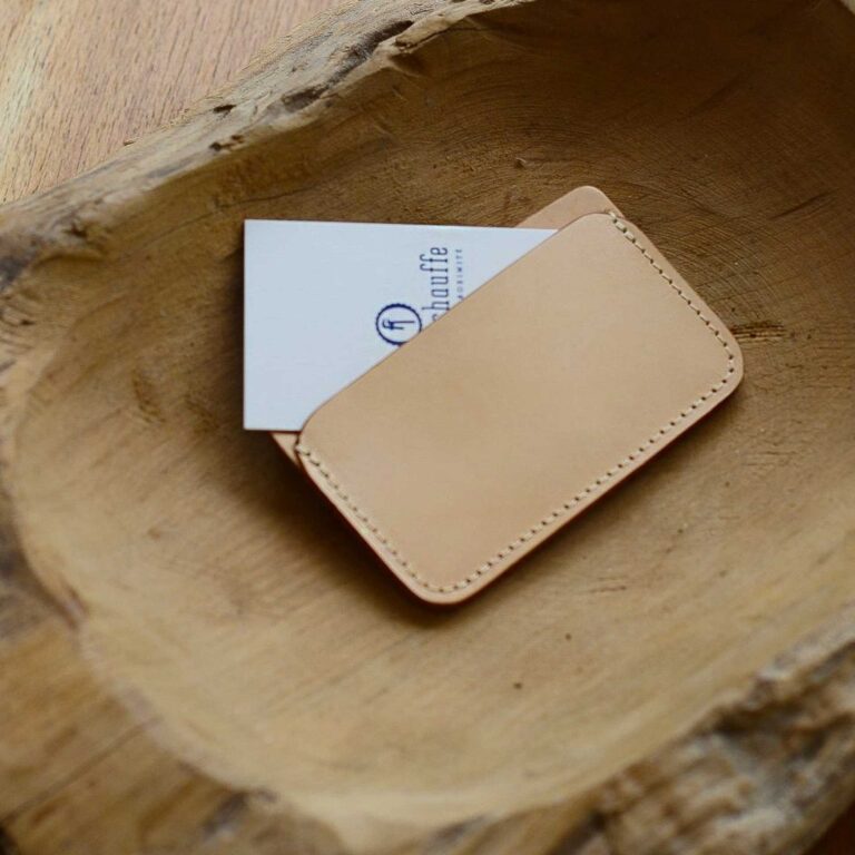 Bleu De Chauffe - Porte cartes Visamex - Brun ambré
