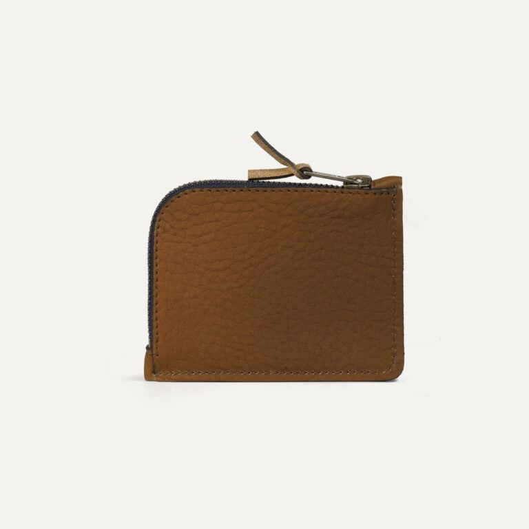 Bleu De Chauffe - Porte monnaie zippé As / M - Brun ambré