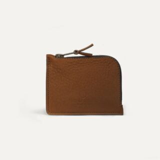 Bleu de Chauffe - Porte monnaie zippé As / M – Brun ambré