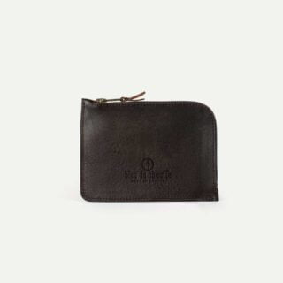 Bleu de Chauffe - Porte monnaie zippé As / M – Marron Brun