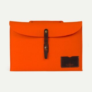 Bleu de Chauffe - Protection ordinateur Misha 15 – Feutre Orange
