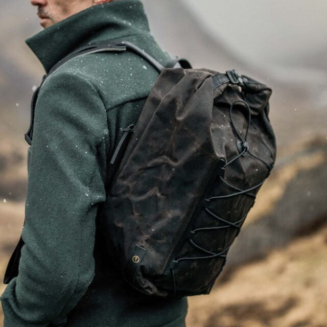 Bleu De Chauffe - Sac à dos Météore - Kaki waxé
