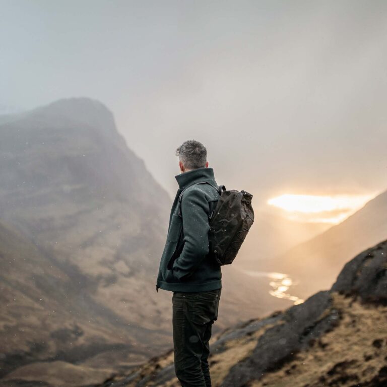 Bleu De Chauffe - Sac à dos Météore - Noir waxé