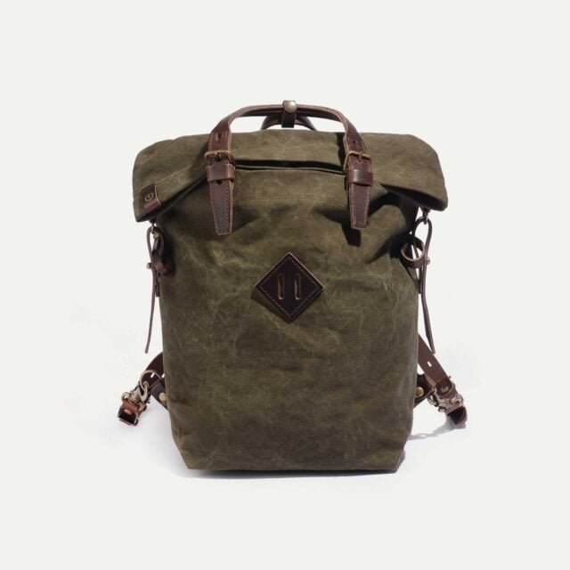 sac a dos woody s kaki fonce Bleu de Chauffe - Sac à dos Woody 25L - Kaki Foncé stonewashed - new