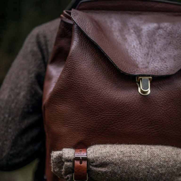 Bleu De Chauffe - Sac à dos Zibeline - Brun ambré