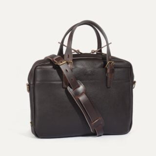 Bleu de Chauffe - Sac business Folder – Marron Brun