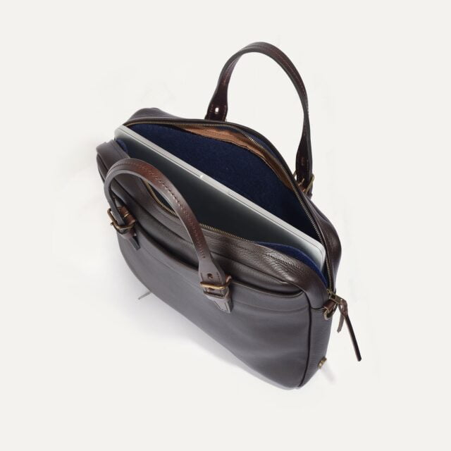 Bleu De Chauffe - Sac business Folder - Marron Brun