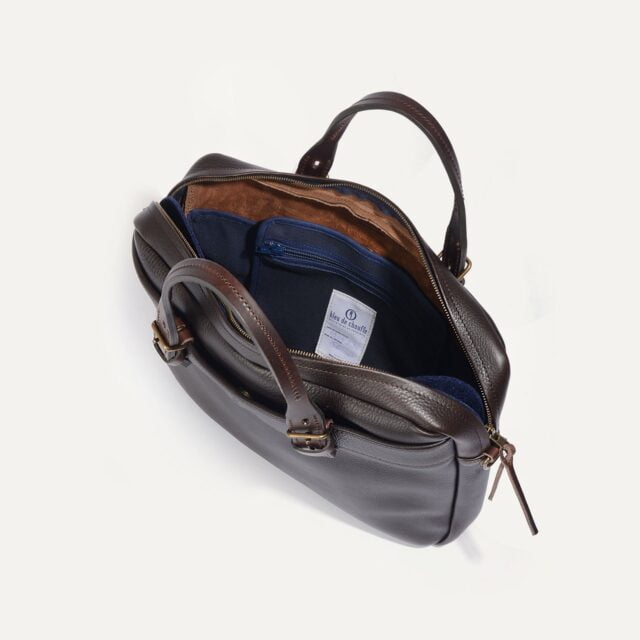 Bleu De Chauffe - Sac business Folder - Marron Brun