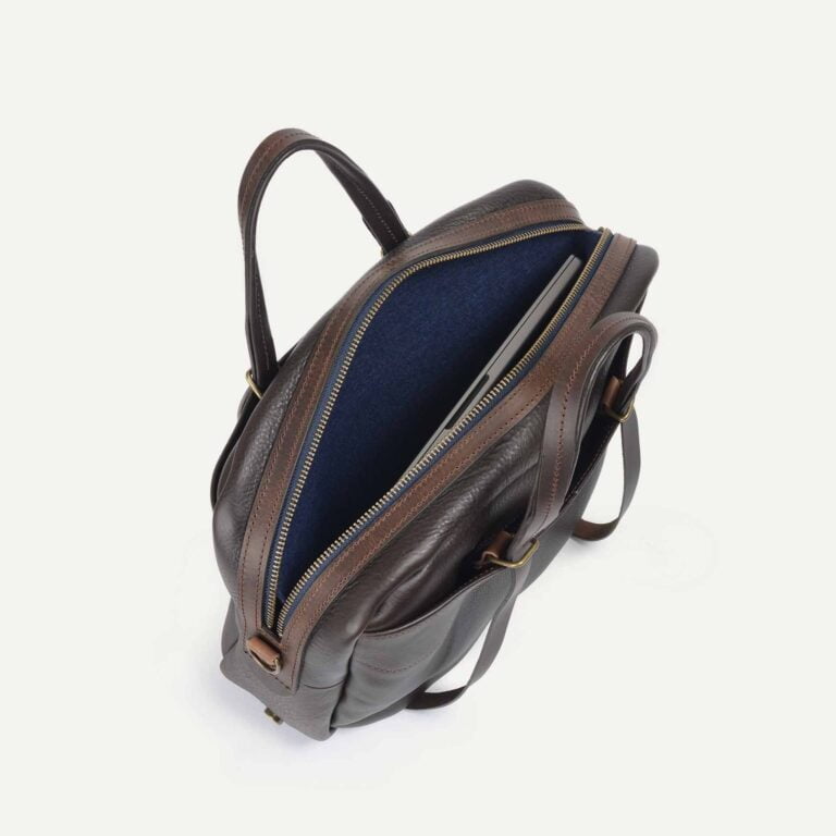 Bleu De Chauffe - Sac business Report - Marron Brun