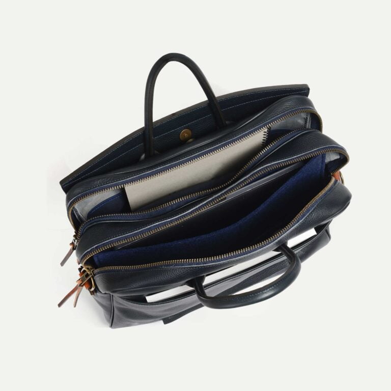 Bleu De Chauffe - Sac business Zeppo - Bleu Marin