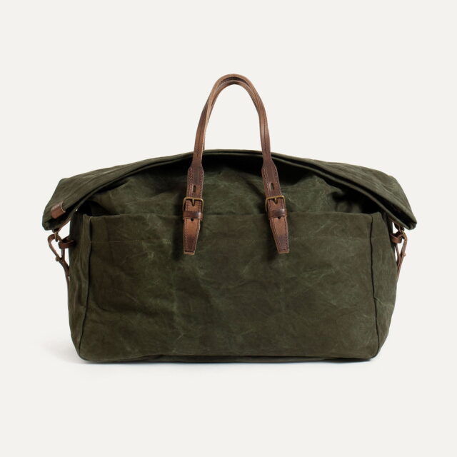 Bleu de Chauffe - Sac de voyage Cabine - Kaki foncé stonewashed - new