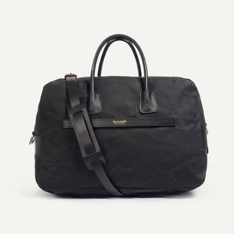 Bleu de Chauffe - Sac de voyage Zephir - Noir waxé - new