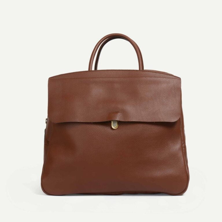 Bleu De Chauffe - Sac de Voyage Zoom - Brun ambré