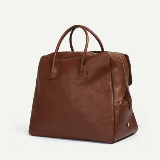 Bleu De Chauffe - Sac de Voyage Zoom - Brun ambré