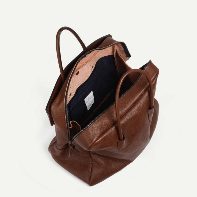 Bleu De Chauffe - Sac de Voyage Zoom - Brun ambré