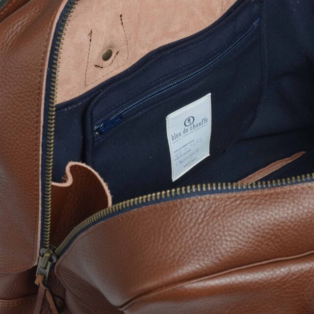 Bleu De Chauffe - Sac de Voyage Zoom - Brun ambré
