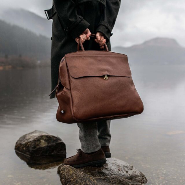 Bleu De Chauffe - Sac de Voyage Zoom - Brun ambré