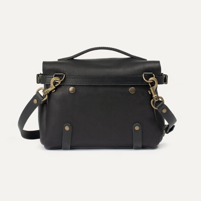 Bleu De Chauffe - Sac Postier Eclair S - Noir