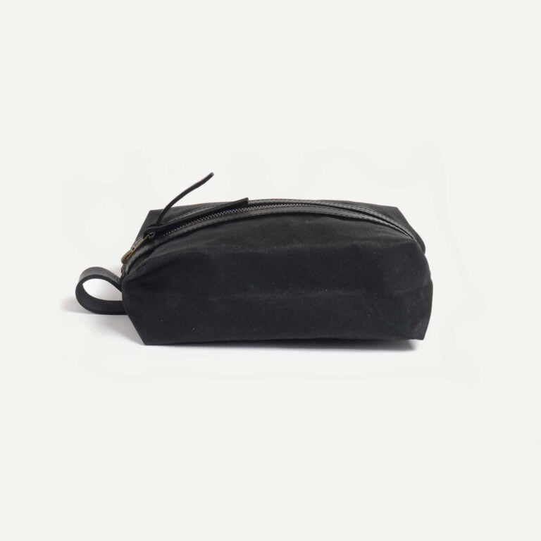 Bleu De Chauffe - Trousse de toilette ZAZOU - Noir waxé