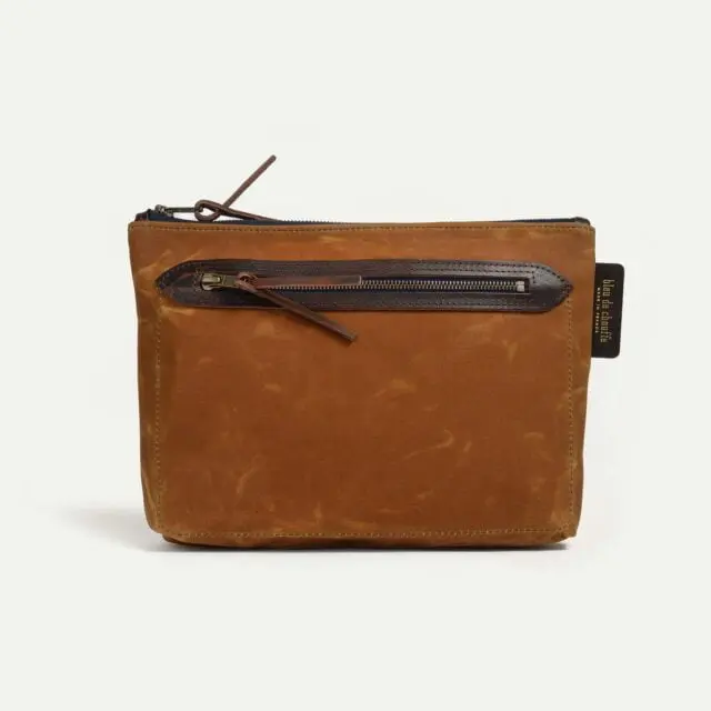 Bleu de Chauffe - Trousse de toilette Zèbre – Cumin waxé