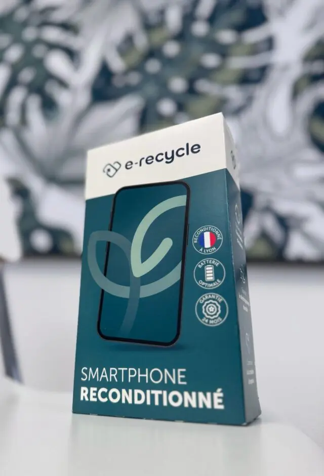 Smartphone testé et reconditionné à Lyon par des techniciens qualifiés.
