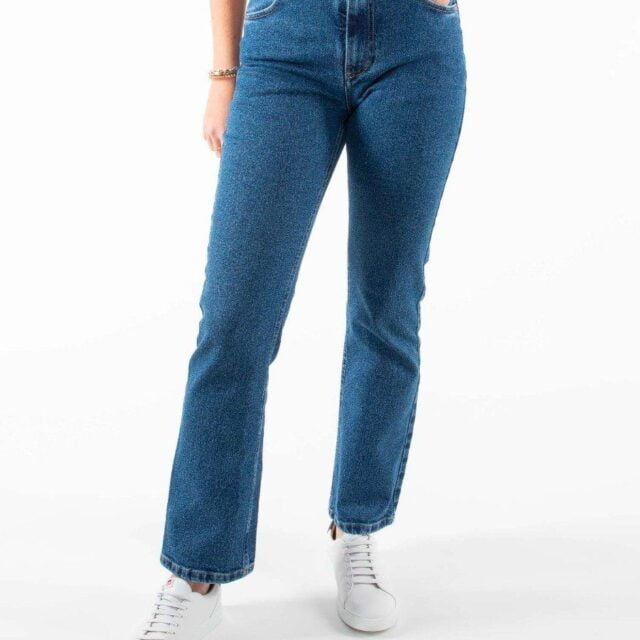 1083 - JEANS BOOTCUT 202N DELAVE coton bio superdenim flex indigo ocean Femme