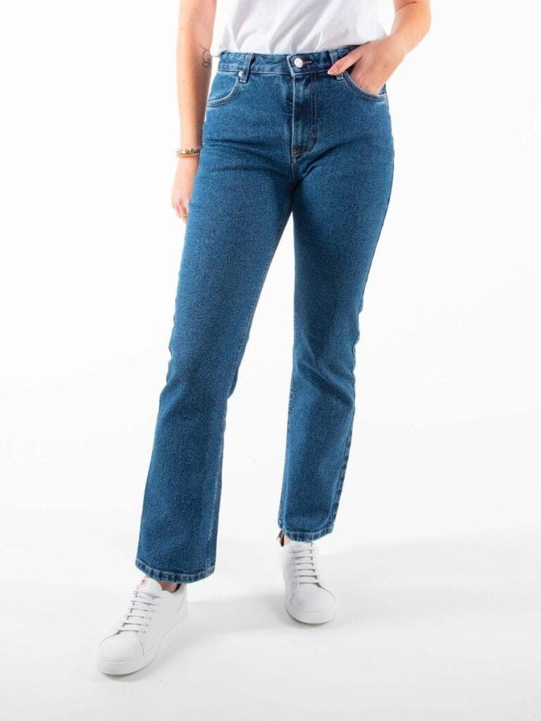 1083 - JEANS BOOTCUT 202N DELAVE coton bio superdenim flex indigo ocean Femme